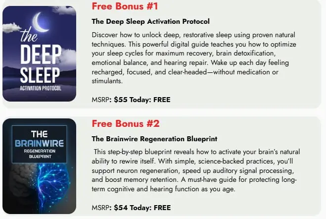 Order 3 Bottles or 6 Bottles and Get 2 FREE Bonuses!